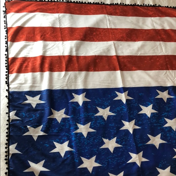 Beach towel Blanket American Flag print - Picture 4 of 9